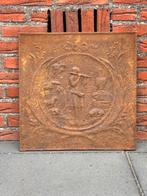 Haardplaat " Fluitspeler " klein model, Antiek en Kunst, Ophalen of Verzenden