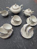 Theeservies, kop en schotel, theepot, suiker en melkkan van, Huis en Inrichting, Keuken | Servies, Gebruikt, Ophalen of Verzenden