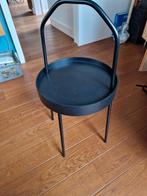 Stijlvol bijzettafeltje / nachtkastje - Burvik IKEA, 45 tot 60 cm, Minder dan 55 cm, Metaal of Aluminium, Rond