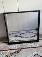 Zwarte IKEA spiegel - Vierkant, Huis en Inrichting, Woonaccessoires | Spiegels, Ophalen, Vierkant, Zo goed als nieuw, Minder dan 100 cm
