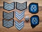 Emblemen rangen Rijkspolitie, Ophalen of Verzenden, Overige soorten, Nederland, Embleem of Badge