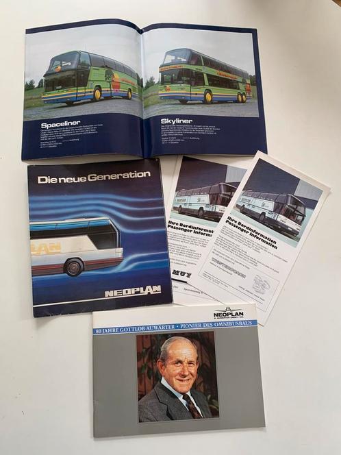 Neoplan Auwarter folders, Verzamelen, Spoorwegen en Tramwegen, Zo goed als nieuw, Trein, Overige typen, Ophalen of Verzenden