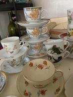 Porseleinen kop en schotels oa Royal Albert, Hutschenreuter, Antiek en Kunst, Antiek | Servies compleet, Ophalen