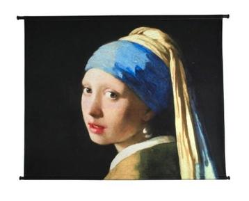 Wandkleed/wanddoek "Meisje met de Parel" beschikbaar voor biedingen