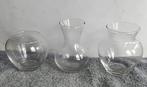 Glazen vaasjes, Overige kleuren, Ophalen of Verzenden, Minder dan 50 cm, Glas