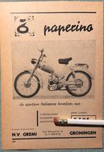 Advertentie uit 1955 Paperino bromfiets, Verzenden, Zo goed als nieuw, Motoren