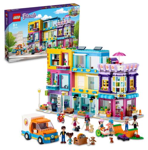 LEGO Friends 41704 HoofdStraatGebouw 1682 delig, Kinderen en Baby's, Speelgoed | Duplo en Lego, Nieuw, Lego, Complete set, Verzenden