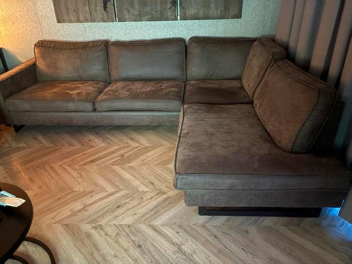 Hoekbank met loveseat - comfortabel en stijlvol, Huis en Inrichting, Banken | Bankstellen, Gebruikt, Hoekbank, Vierpersoons of meer