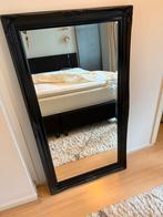 Zwarte spiegel met klassieke rand - 75x134cm, Huis en Inrichting, Woonaccessoires | Spiegels, Ophalen, 100 tot 150 cm, Zo goed als nieuw