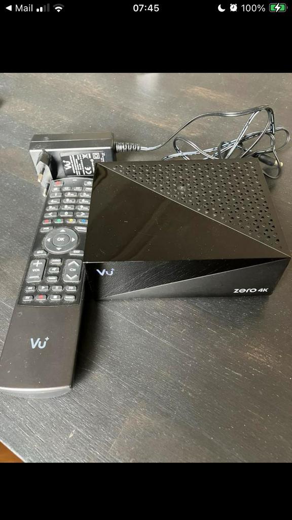 VU+ Zero 4K Satellietontvanger - Zo Goed Als Nieuw!, Audio, Tv en Foto, Decoders en Harddiskrecorders, Zo goed als nieuw, Decoder