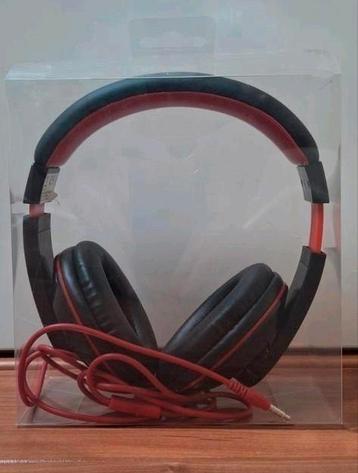 Pulse Headphones / Koptelefoon - Zwart/Rood beschikbaar voor biedingen