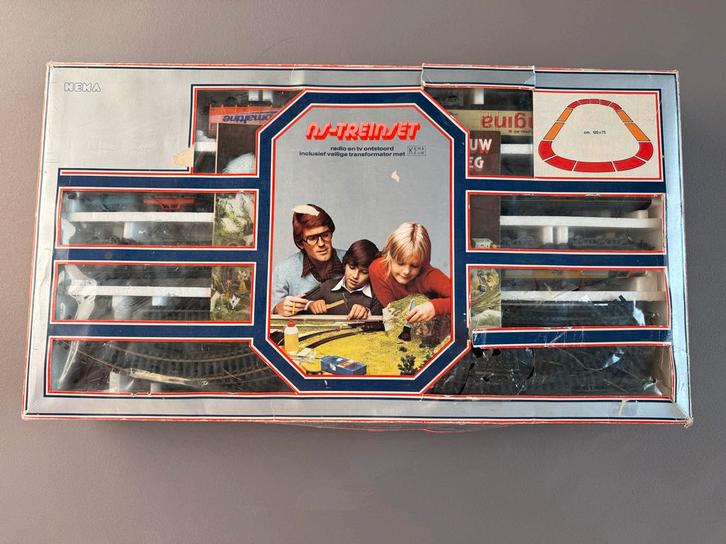 Hema Treinset HO Schaal 1:87 - Compleet, Hobby en Vrije tijd, Modeltreinen | H0, Gebruikt, Treinset, Gelijkstroom, Overige merken