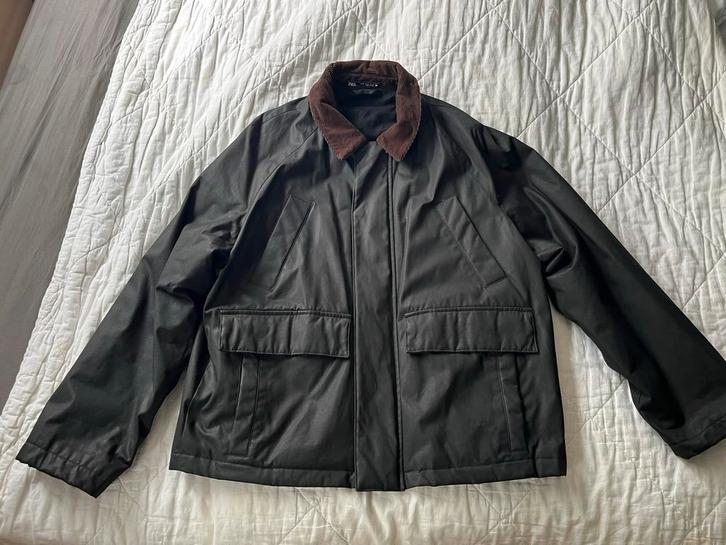 Zara wax jack maat M, Kleding | Heren, Jassen | Winter, Zo goed als nieuw, Maat 48/50 (M), Overige kleuren, Ophalen of Verzenden