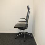 Dynamobel type Dis Bureaustoel, Hoge Rug Zwart Leer, Gebruikt, Zwart, Ophalen of Verzenden, Bureaustoel