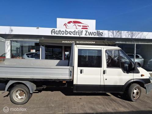 Ford Transit 350L 2.4TDdi DUBBEL CABINE/LUCHT|OPENLAAD BAK|, Auto's, Bestelauto's, Bedrijf, Te koop, Alarm, Radio, Startonderbreker