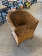 Mooie rieten stoel, Ophalen, Bruin, Beatrixstraat 65E Beneden Leeuwen, Riet of Rotan