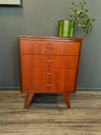 Vintage jaren 60 ladenkast ladenkastje meubel wandkastje 60s, Ophalen, Gebruikt, 50 tot 100 cm, Minder dan 100 cm