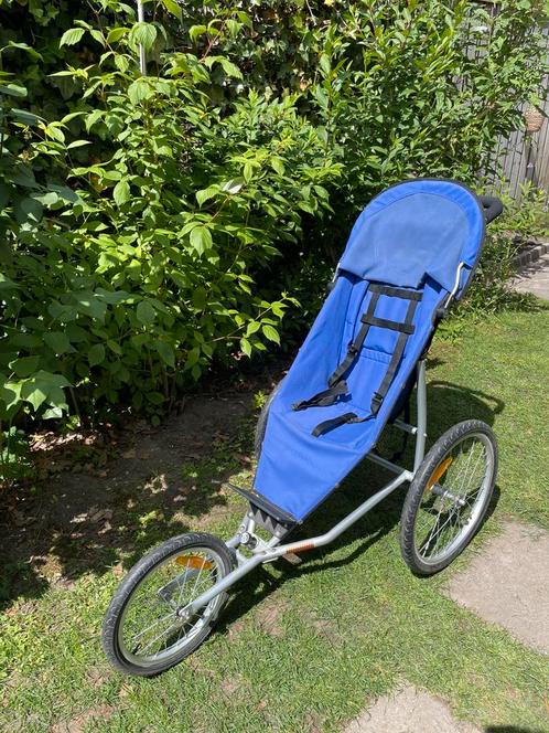 Hardloop/jogging buggy, Kinderen en Baby's, Buggy's, Gebruikt, Overige merken, Verstelbare rugleuning, Zonnekap, Ophalen