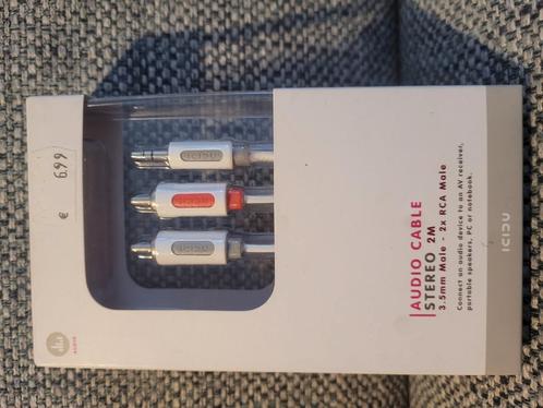 ICIDU Audio Cable 2m White, Audio, Tv en Foto, Audiokabels en Televisiekabels, Nieuw, Minder dan 2 meter, Ophalen of Verzenden