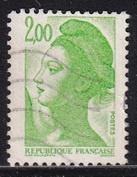 3408 - Frankrijk michel 2309A gestempeld , Liberté, Postzegels en Munten, Verzenden, Gestempeld