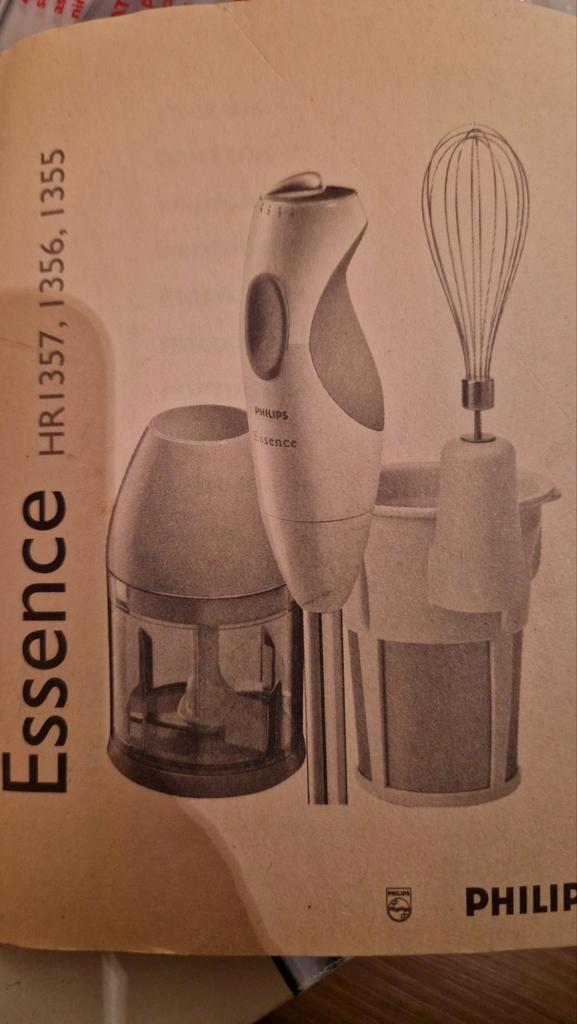 Philips Essence HR1357 Staafmixer Onderdelen, Witgoed en Apparatuur, Overige Witgoed en Apparatuur, Nieuw, Ophalen of Verzenden