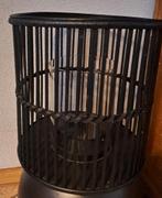 Campo Verde Rotan Lantaarn/Windlicht - Zwart, 25 tot 50 cm, Zwart, Nieuw, Ophalen of Verzenden