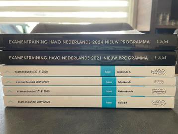 Diverse examenbundels HAVO profiel NG beschikbaar voor biedingen