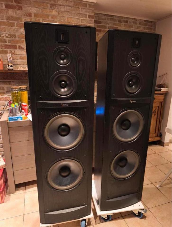 Infinity Kappa 100, Audio, Tv en Foto, Luidsprekers, Gebruikt, Front, Rear of Stereo speakers, 120 watt of meer, Overige merken