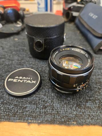 Pentax super takumar 55mm f2 
 beschikbaar voor biedingen