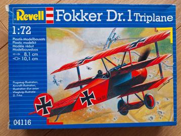 1:72 1/72 Revell Fokker Dr.1 Triplane (Gesealed) beschikbaar voor biedingen