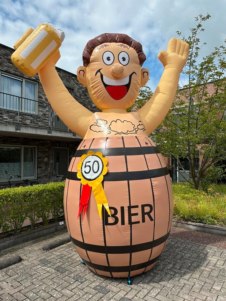 Te huur : Abraham opblaas figuur, Hobby en Vrije tijd, Feestartikelen | Verhuur, Zo goed als nieuw, Abraham of Sarah, Ophalen