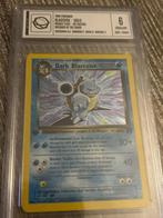 Dark Blastoise first edition holo team rocket 1999, Ophalen of Verzenden, Zo goed als nieuw, Losse kaart, Foil