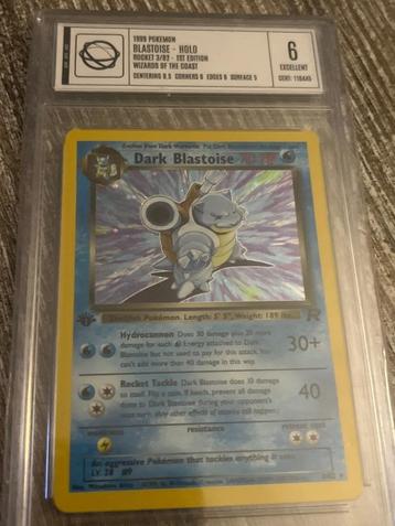 Dark Blastoise first edition holo team rocket 1999 beschikbaar voor biedingen