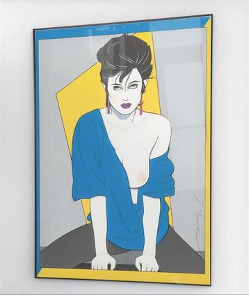 PATRICK NAGEL Pop Art 1980s Kunst Poster popart beschikbaar voor biedingen