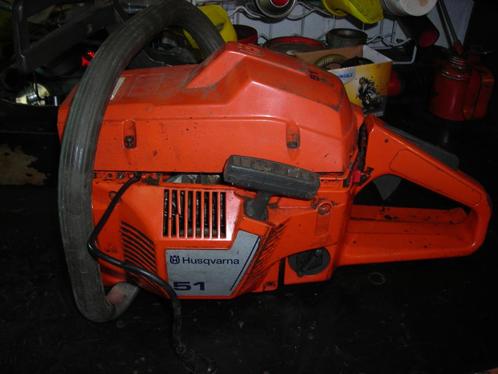 husqvarna 51 kettingzaag motorzaag, Tuin en Terras, Hand-tuingereedschap, Gebruikt, Overige soorten, Ophalen