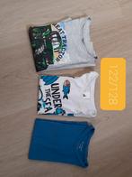 3 shirt maat 122/128 lange en korte mouw, Kinderen en Baby's, Ophalen of Verzenden, Zo goed als nieuw, Jongen, Shirt of Longsleeve