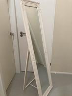 Mooie witte staande spiegel, Ophalen, Minder dan 50 cm, Zo goed als nieuw, 150 tot 200 cm