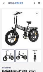 Zwarte ebike, Fietsen en Brommers, Ophalen of Verzenden, Nieuw, 20 inch of meer