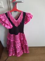 Spaanse jurk  roze / zwart, Kinderen en Baby's, Ophalen of Verzenden, Gebruikt, Meisje