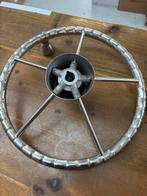 Stuurwiel RVS 34cm met knop, Watersport en Boten, Onbekend, Nieuw, Ophalen of Verzenden, Onbekend