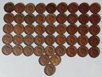 44 Stuks koperen centen wilhelmina 1948, Ophalen of Verzenden, Koningin Wilhelmina, 1 cent, Setje