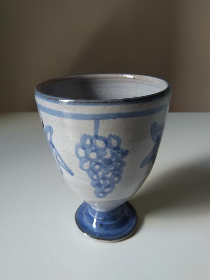 de Vuurvogel Milsbeek wijnbeker, Antiek en Kunst, Antiek | Keramiek en Aardewerk, Ophalen of Verzenden