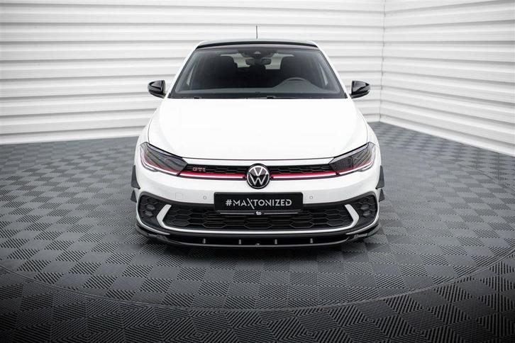 Maxton Design Spoiler Voor Volkswagen Polo GTI MK6 Facelift, Auto diversen, Tuning en Styling, Verzenden