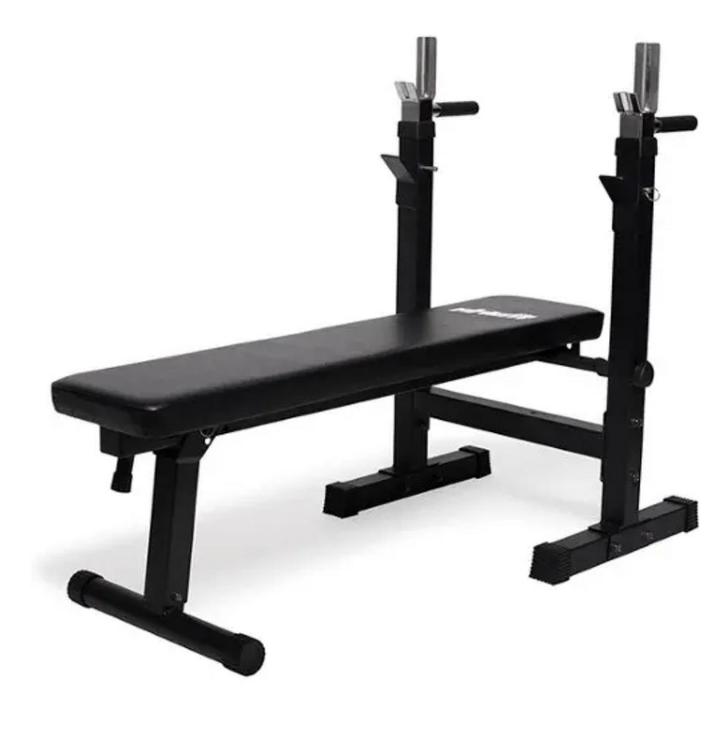 Virtufit Halterbank - Compact Weight Bench, Sport en Fitness, Fitnessapparatuur, Nieuw, Krachtstation, Armen, Metaal, Ophalen