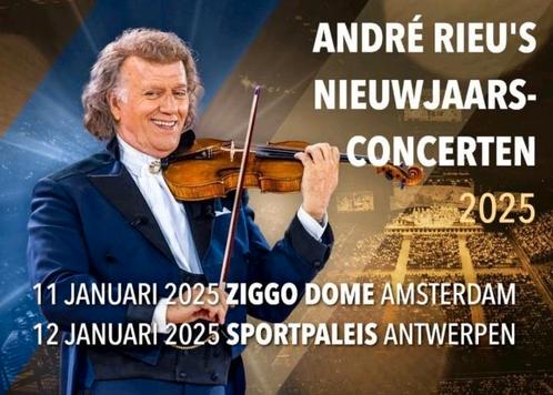 Andre Rieu Nieuwjaarsconcert 11 januari 2025., Tickets en Kaartjes, Concerten | Klassiek, Drie personen of meer, Januari