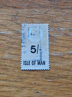 isle of man gestempeld five shillings revenue, Ophalen of Verzenden, Gestempeld
