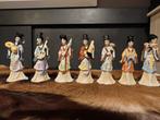 Chinese Geisha vrouwen beeldjes 7 stuks, Ophalen of Verzenden