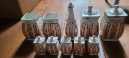 Vintage voorraadpotten-set keramiek – 10-delig, Antiek en Kunst, Antiek | Keukenbenodigdheden, Ophalen