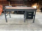 Werkbank met bankschroef, Doe-het-zelf en Verbouw, Werkbanken, Ophalen, Gebruikt, 170 cm of meer, Bankschroef