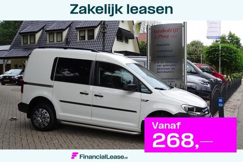 Volkswagen Caddy 2.0 TDI L1H1BMT 4 MOTION NAVI DAB 1e EIG NW, Auto's, Bestelauto's, Bedrijf, Lease, Financial lease, ABS, Airbags